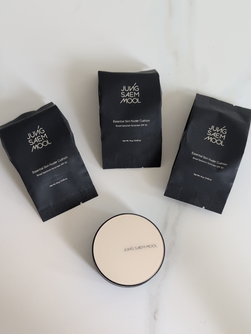 Jung Saem Mool Skin Nuder Cushion (3 Refill & Empty Compact Case) Light Shade